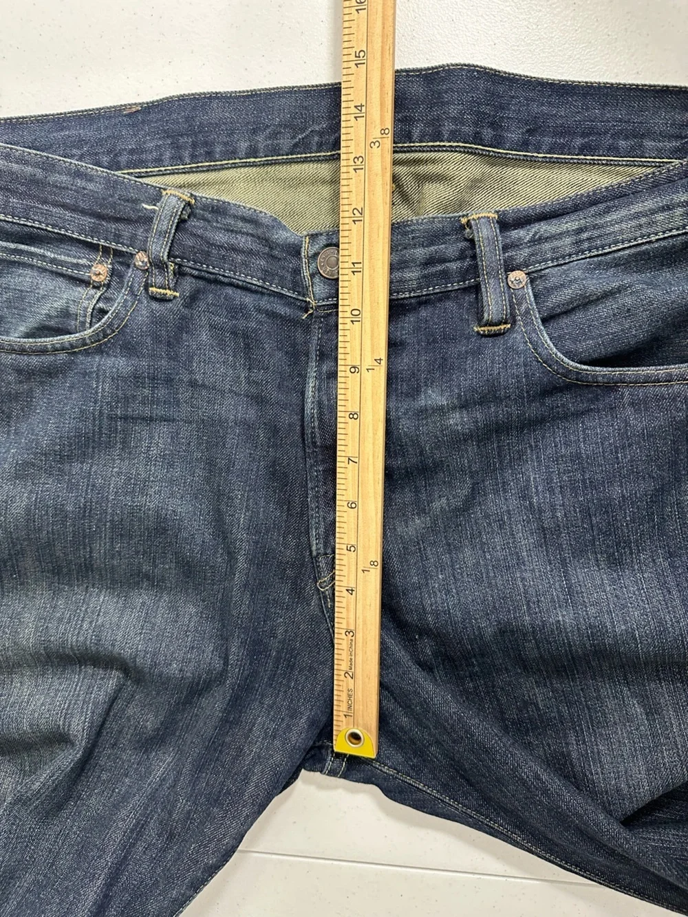 Ralph Lauren Polo Jean Co Size 36/30 Blue Classic Fit Relaxed Denim Blue Jeans
